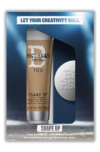TIGI Bed Head for Men Geschenkset Clean Up Shampoo + Matte Separation
