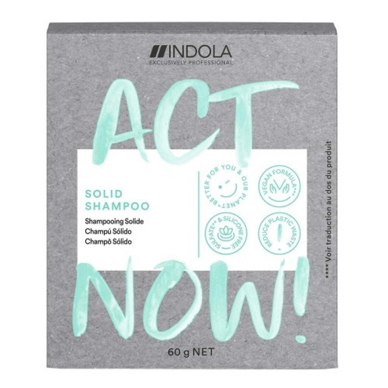 INDOLA ACT NOW! Solid Shampoo 60g