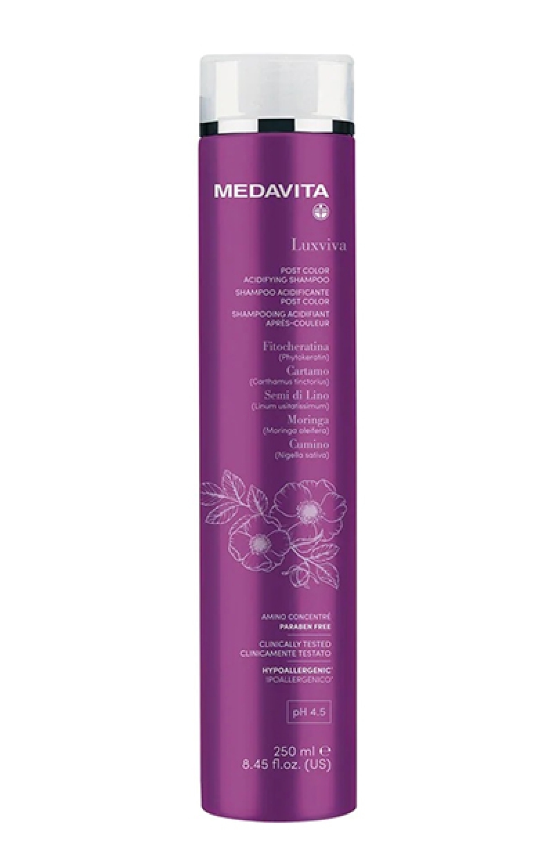 Medavita Post Color Acidifying Shampoo