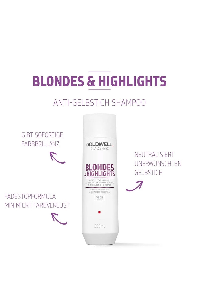 Goldwell Dualsenses Blondes & Highlights Anti-Yellow Shampoo*