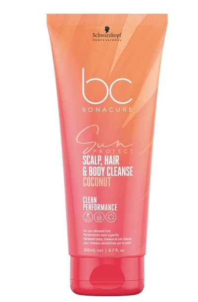 Schwarzkopf Bonacure Sun Protect 3-In-1 Scalp Hair & Body Cleanse