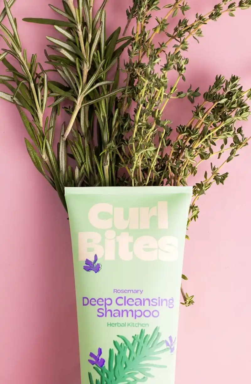 Curl Bites Rosemary Deep Cleansing Shampoo 200ml