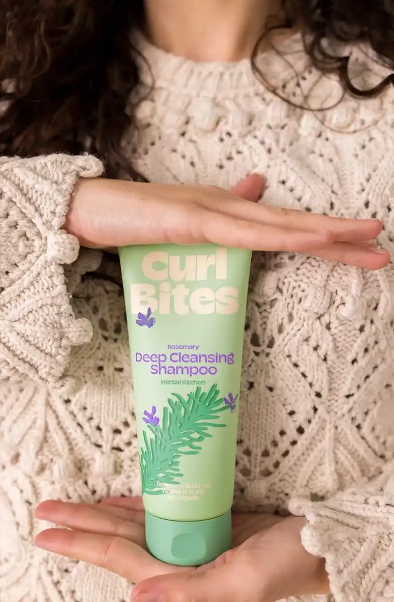 Curl Bites Rosemary Deep Cleansing Shampoo 200ml