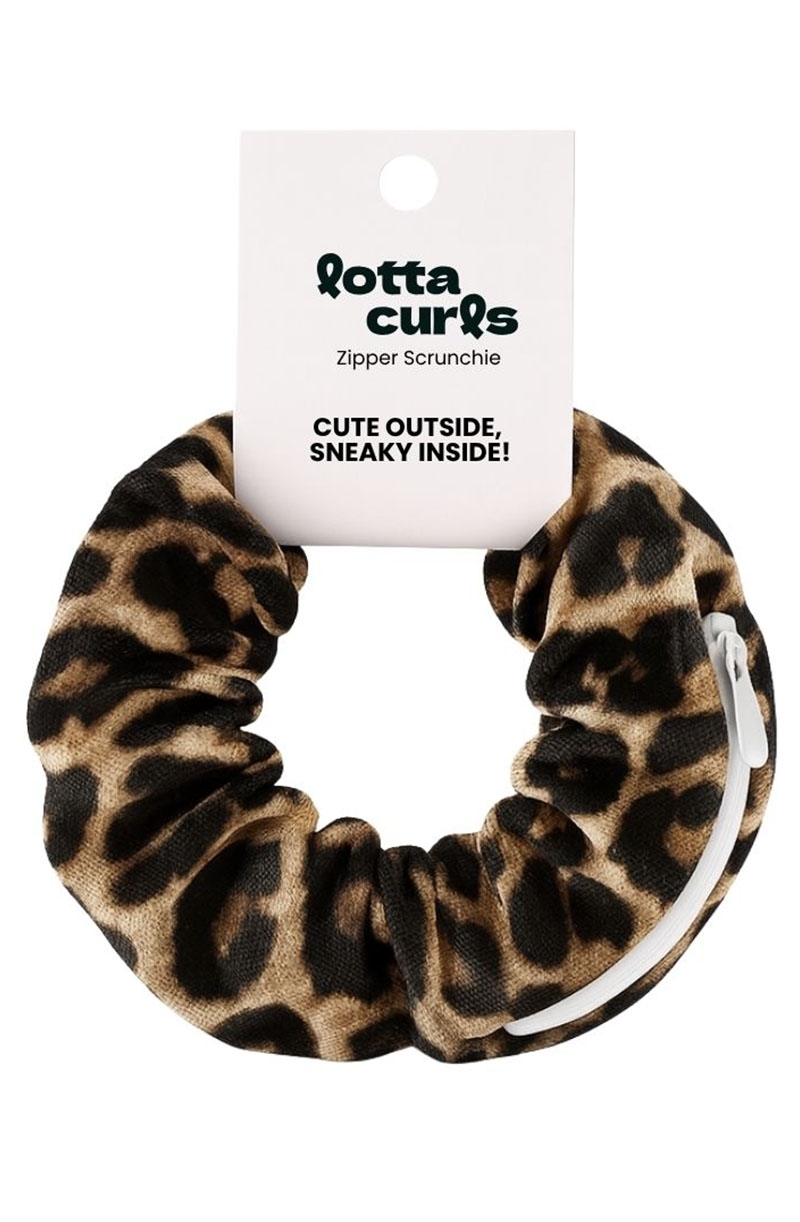 Lotta Curls Zipper Scrunchie Leo